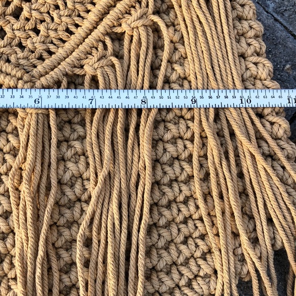 ✨FRINGE MACRAME KNOTTED SHOULDER/CROSSBODY BAG✨ - Picture 6 of 8